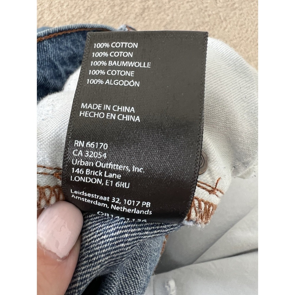 BDG Urban Outfitters Cargo Wide Leg Utility Skate Pants Women's Jean Blue 31 Y2K - Picture 6 of 11